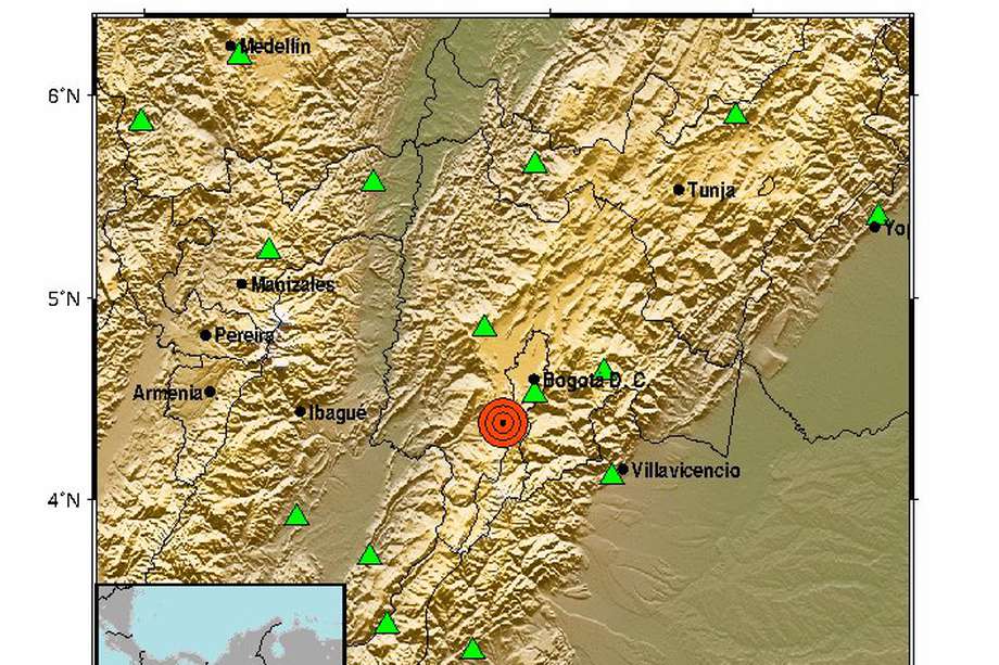 El sismo también se sintió en Sibaté y Silvania (Cundinamarca).