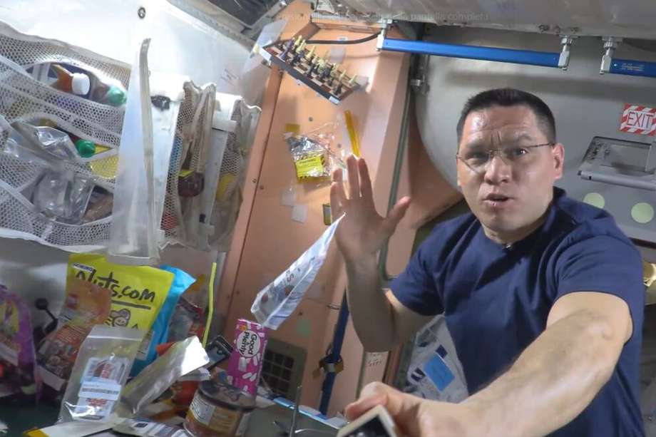 Preparación de la comida en el espacio. /NASA