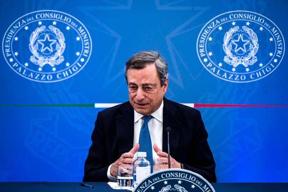 El primer ministro italiano, Mario Draghi, presentará su renuncia el jueves en la noche.