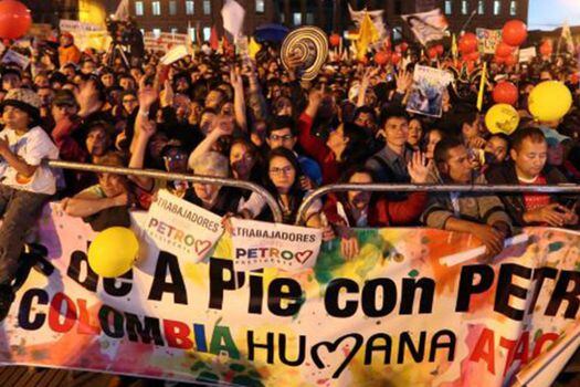 La Colombia Humana, uno de los movimientos que integra el Pacto Histórico, tiene gran parte de su caudal electoral en Bogotá debido al paso de Gustavo Petro por el Palacio Liévano.
