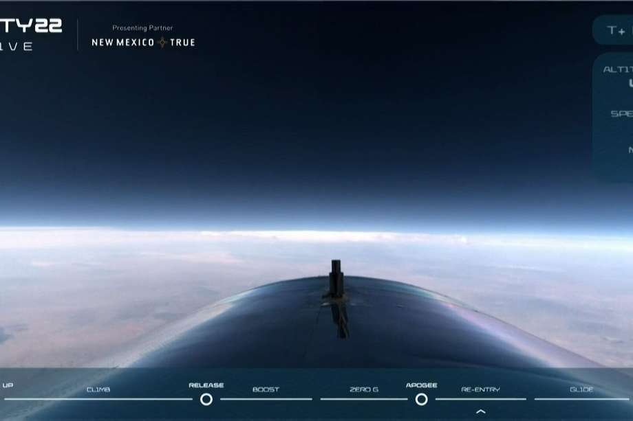 Así fue el vuelo de Richard Branson que inauguró un hito para el turismo espacial