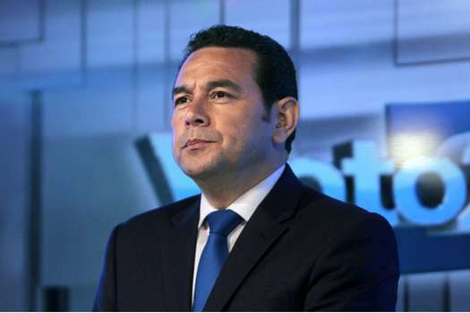 El mandatario de Guatemala, Jimmy Morales, busca la salida anticipada de la Cicig del país.  / EFE