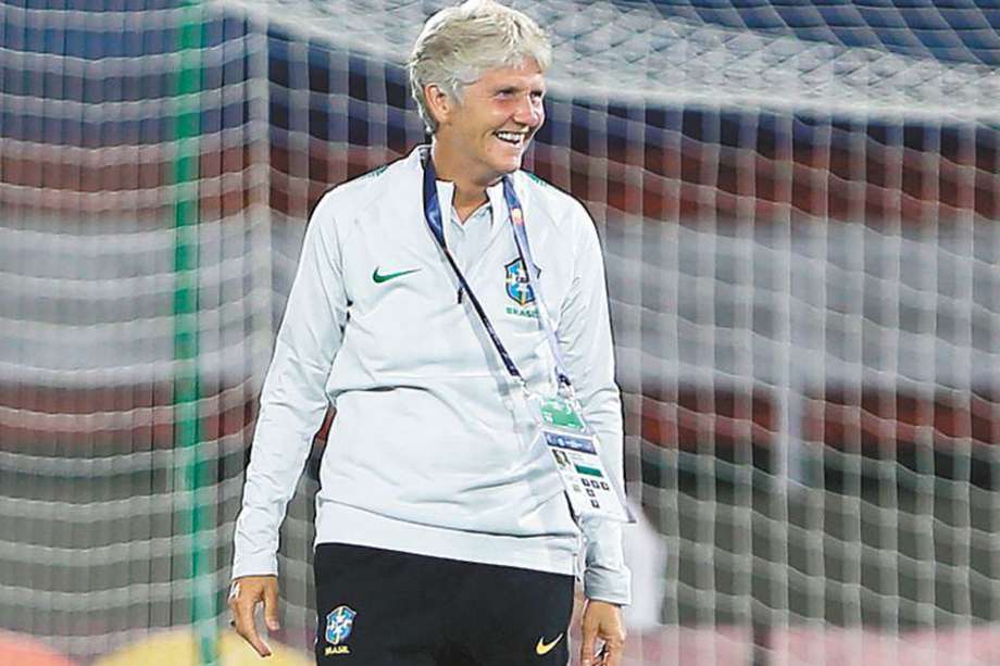  Pia Sundhage, entrenadora de la selección de Brasil Femenina.
