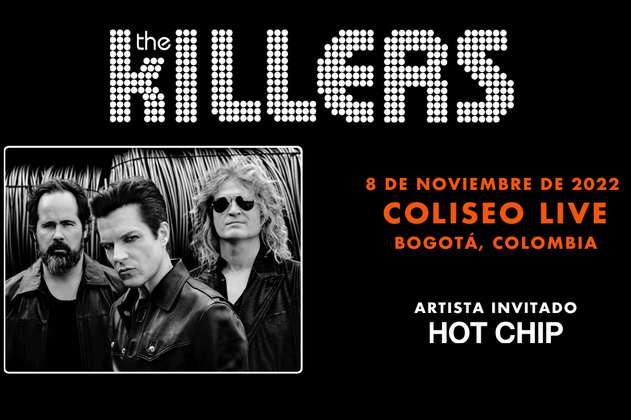 The Killers y Hot Chip se presentarán en el Coliseo Live de Bogotá en noviembre
