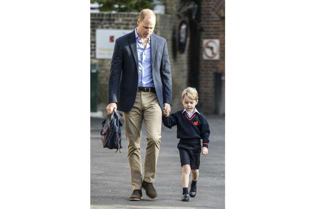 Primer día de escuela del príncipe Jorge de Inglaterra 