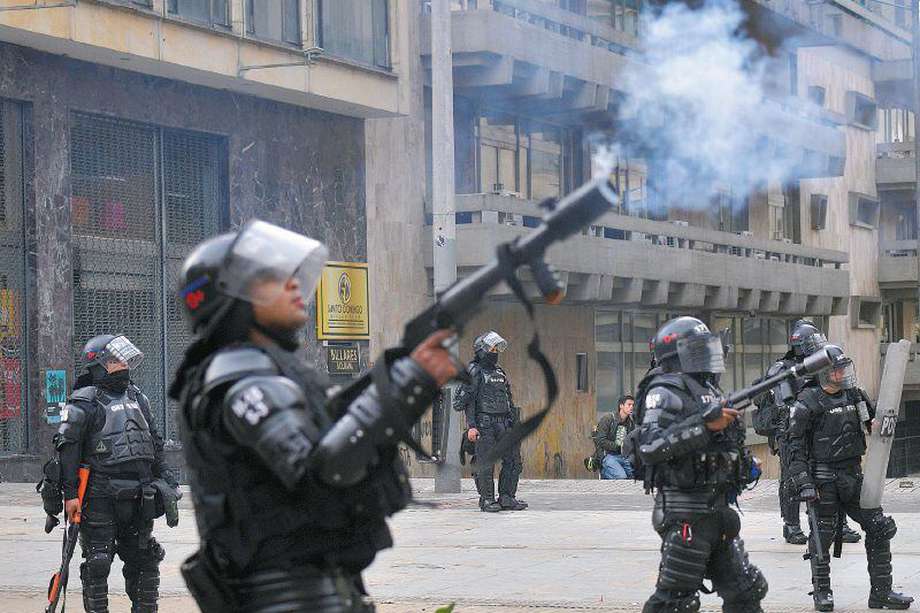 Manifestaciones en la capital / AFP / Raul ARBOLEDA

