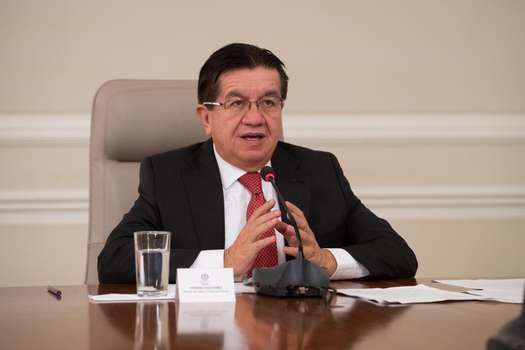 El ministro de Salud, Fernando Ruiz, agradeció a Moscoso el servicio y el trabajo.