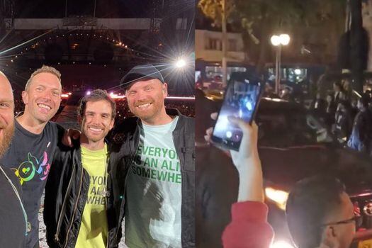 Video: Coldplay desató locura y emoción durante su llegada a Bogotá