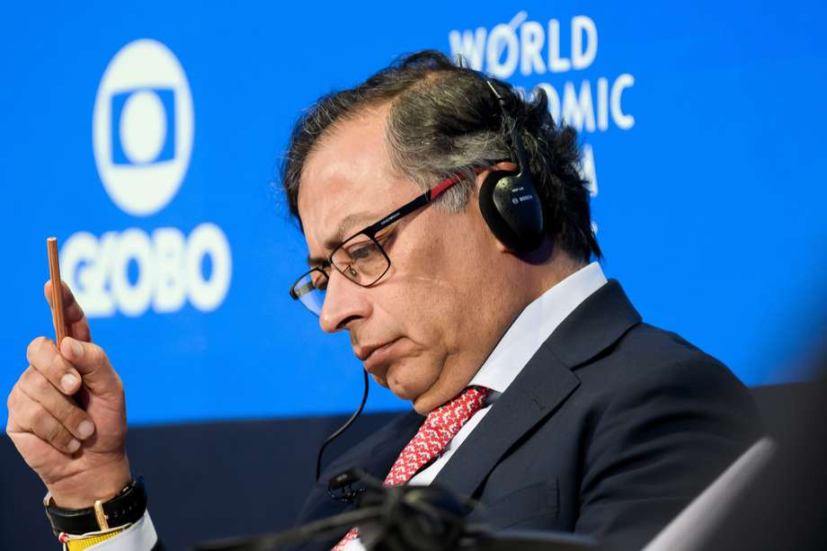El presidente Petro intervino en el Foro Económico Mundial, en Davos, Suiza.