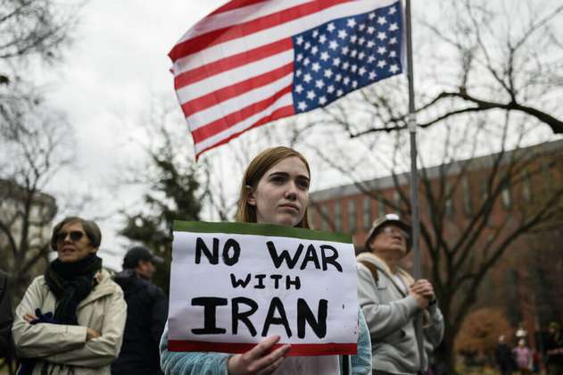 Manifestaciones en Estados Unidos contra ataque de Trump en Irak