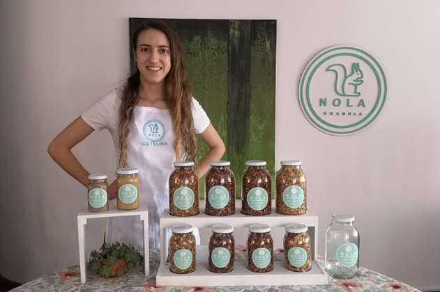 Ella creó una empresa de granolas artesanales conscientes con la salud