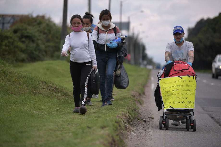 Muchos migrantes venezolanos regresaron a su país por causa de la pandemia. Mauricio Alvarado - El Espectador