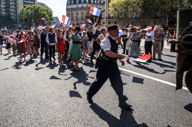 París conmemora los 75 años de la liberación de los nazis