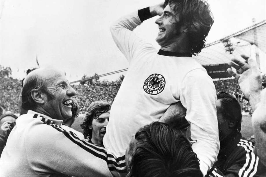 Gerd Müller fue la gran figura de la selección alemana que ganó el Mundial de 1974.