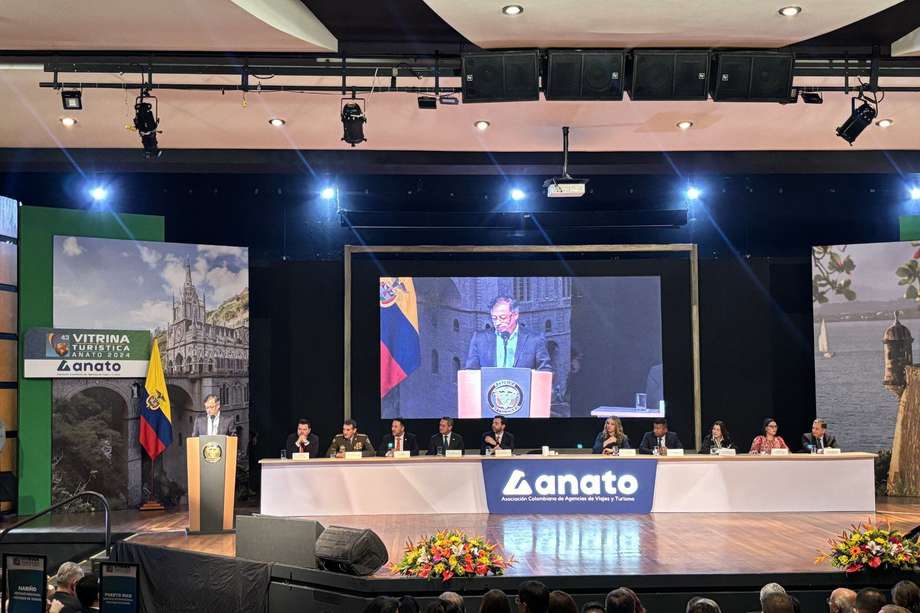 El presidente Gustavo Petro, durante la inauguración de la Vitrina Turística de Anato 2024, habló sobre seguridad en el país.