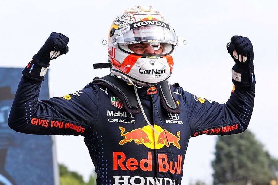 Max Verstappen celebra su triunfo de este domingo en la Formula 1.