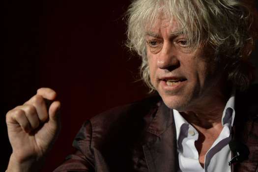 El cantante irlandés Bob Geldof.