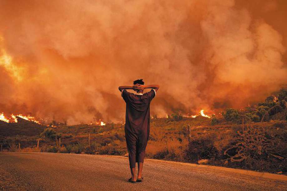 Entre 2010 y 2019, se calcula que unas 410 mil personas han muerto por desastres naturales relacionados al cambio climático.
 (Foto por FADEL SENNA / AFP)
