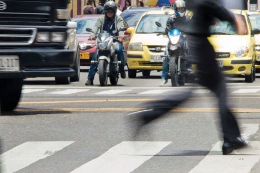 Los peatones son los segundos actores viales con mayor cantidad de fatalidades en 2020. 