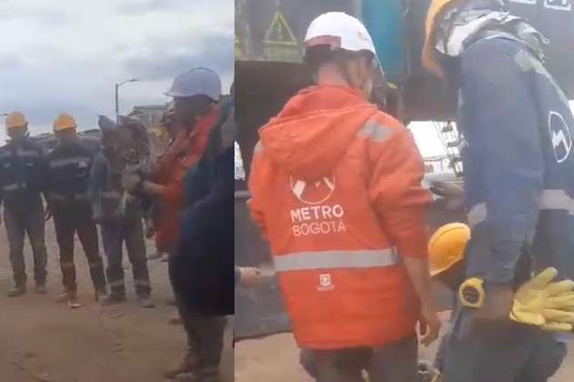 Indignación por video de obreros del Metro que sacrifican a gallina para celebrar