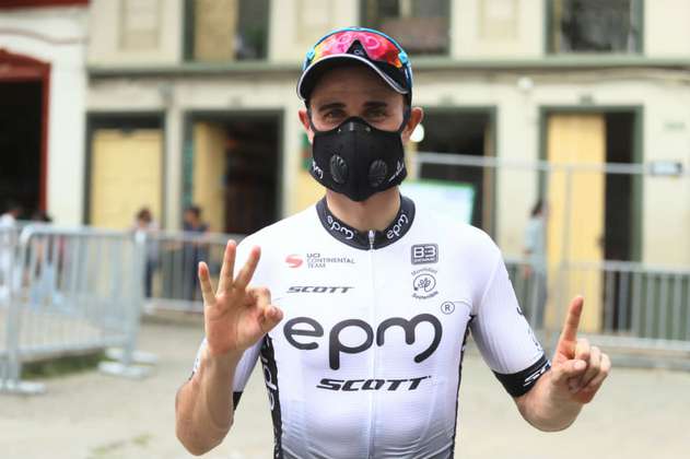Alex Gil ganó de principio a fin  la Vuelta a Antioquia de la pandemia
