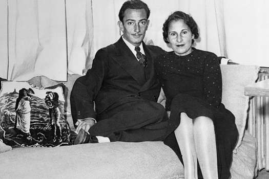 Salvador Dalí junto a Gala Dalí, figura clave de las vanguardias del siglo XX. / Cortesía