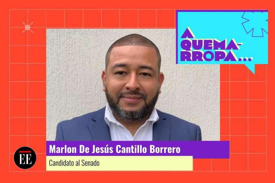 A Quemarropa con Marlon Cantillo, candidato al Senado por Fuerza Ciudadana