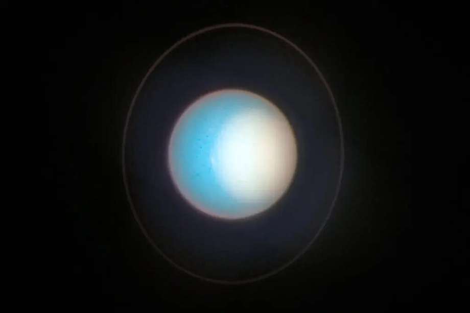 Polo norte de Urano en 2022.
