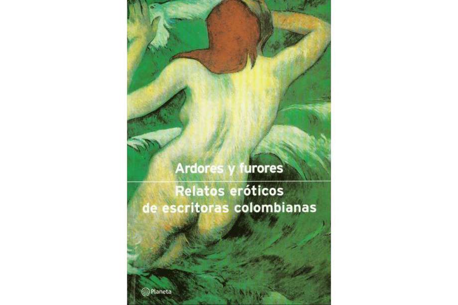 Portada del libro de relatos eróticos "Ardores y furores", publicado en 2003.