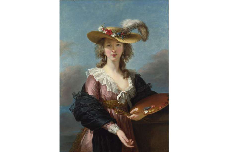 Elisabeth Vigée Le Brun fue duramente criticada por presentar rostros con sonrisas que mostraban los dientes, entre otras polémicas y controversias que causó durante su vida. / Autorretrato en sombrero de paja, 1782.