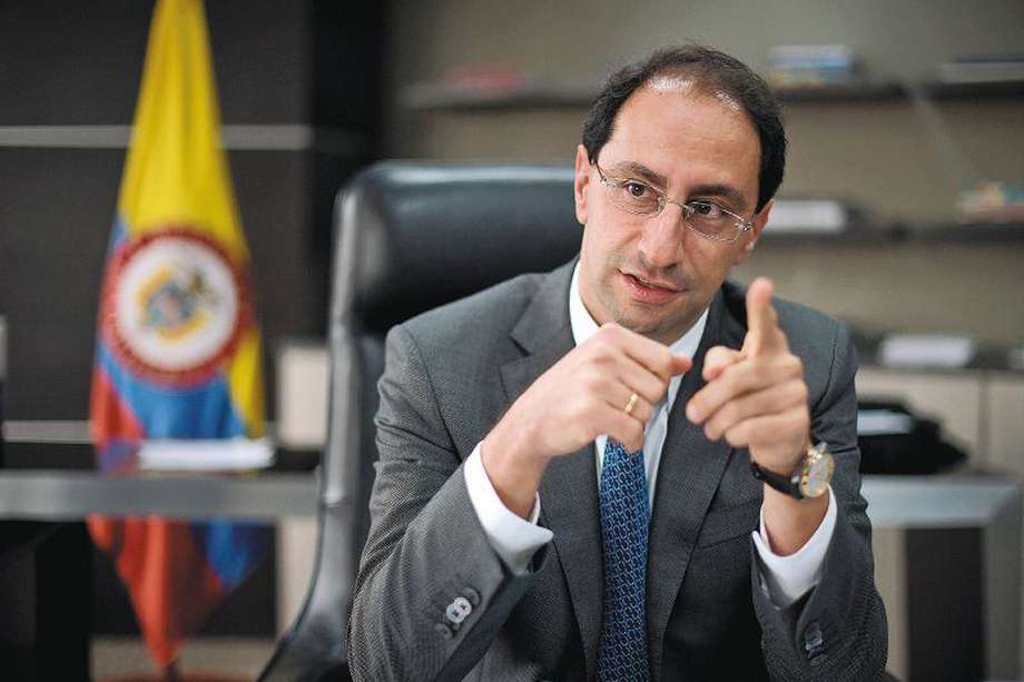 José Manuel Restrepo, ministro de Hacienda colombiano. 