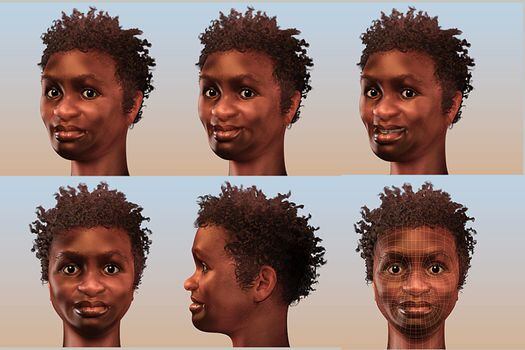 Imagen que muestra cómo habría sido el rostro de Luzia, el fósil más antiguo de América. / Wikimedia - Creative Commons