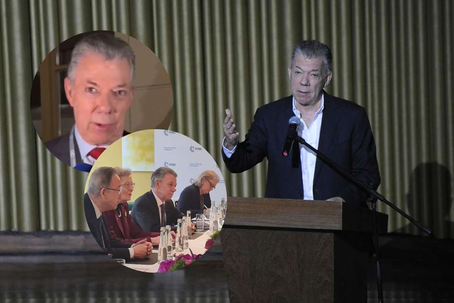Juan Manuel Santos participó en la Conferencia de Seguridad en Alemania.