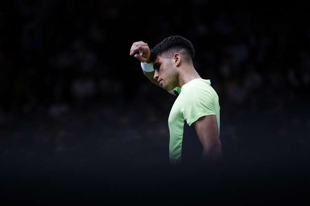 Carlos Alcaraz, eliminado en su primer partido en el Masters 1000 de París-Bercy