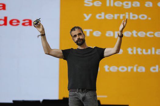 Javier Gómez Santander (Cantabria, 38 años) es el jefe de guionistas y coproductor ejecutivo de La casa de papel (Netflix). Su conferencia la dio durante el GFACCT 2022, en Medellín. 
