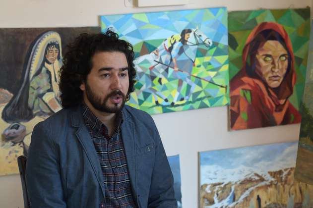 Artista callejero afgano seguirá con su campaña pese a los talibanes