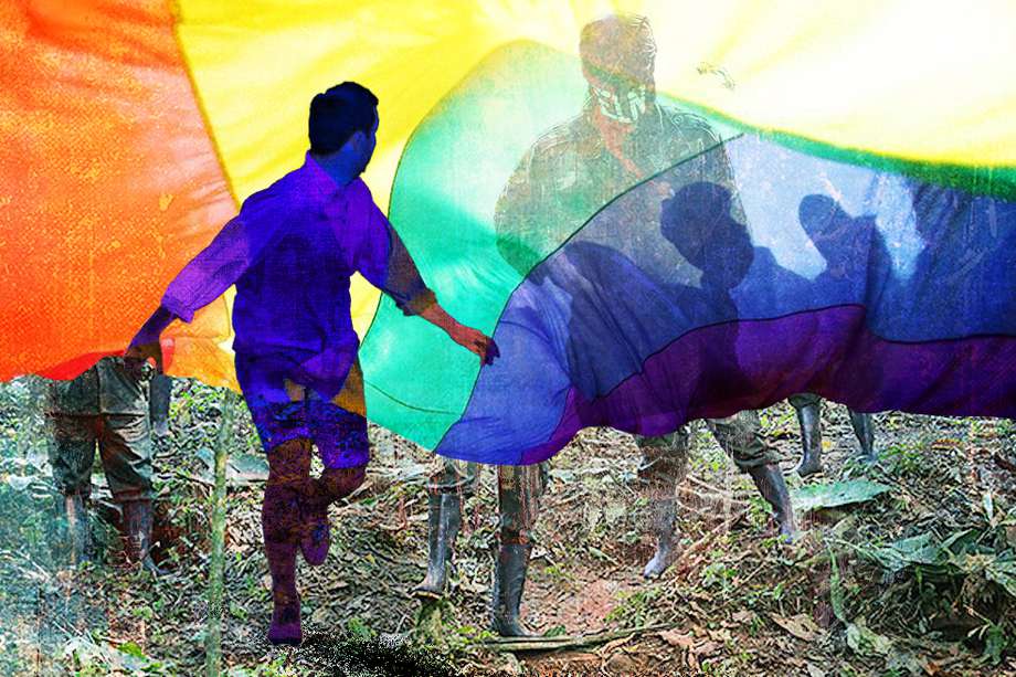 En el espacio, organizado por Caribe Afirmativo y Fescol, un grupo de personas LGBTIQ+ dibujó los hechos victimizantes que vivieron a manos del ELN.