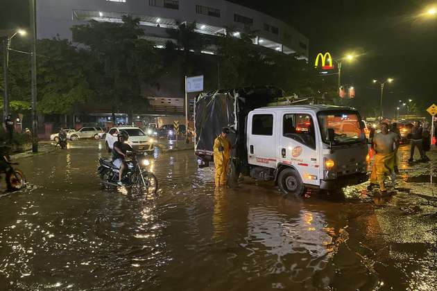 Los estragos que provocaron las fuertes lluvias e inundaciones en Cali