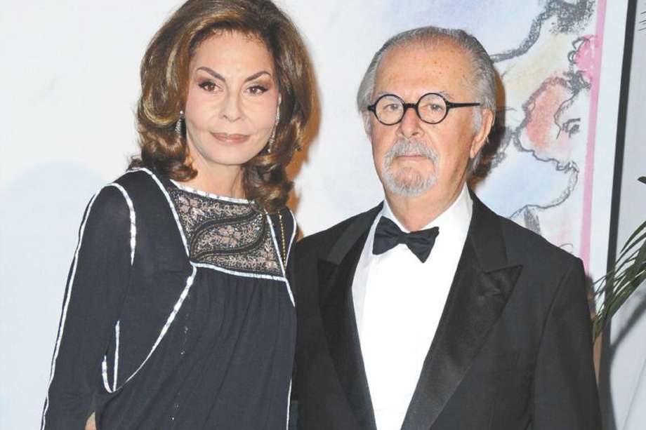 La artista griega Sophia Vari contrajo matrimonio con el artista colombiano Fernando Botero a finales de la década de 1970. / Getty Images