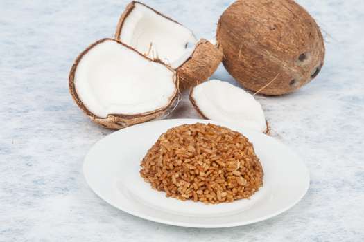 ¿Cómo preparar arroz con coco?