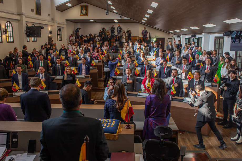 Concejo de Bogotá toma posesión para el periodo 2024-2027
