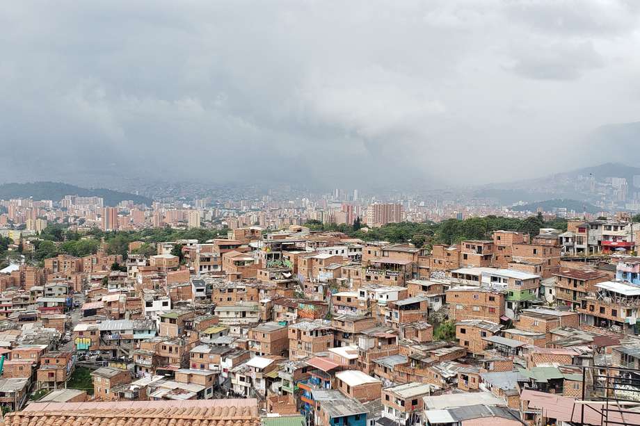 Parte alta del barrio Las Independencias, en la Comuna 13 de Medellín