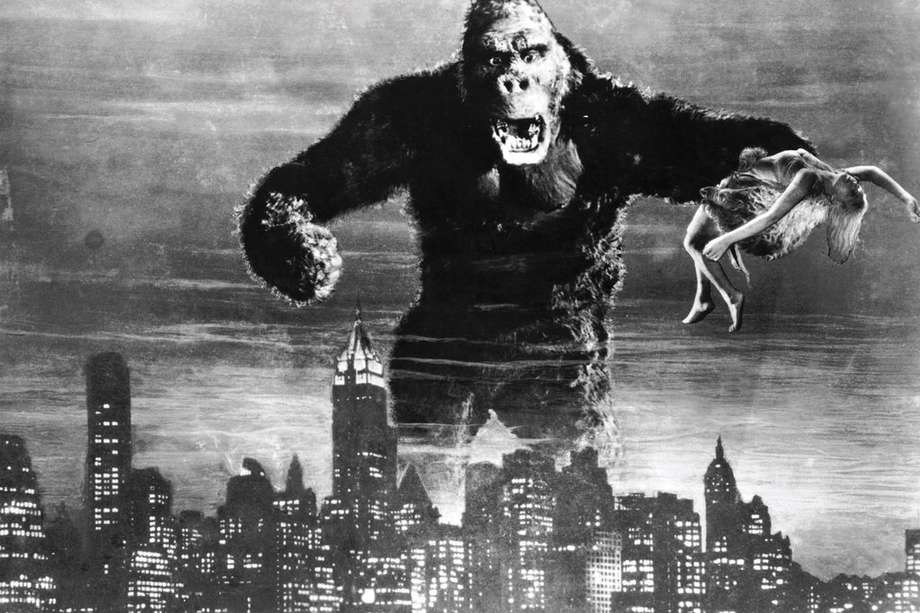 "King Kong" tuvo su primera aparición en el cine en 1933 y es cosiderado como uno de los pioneros en las películas sobre monstruos.