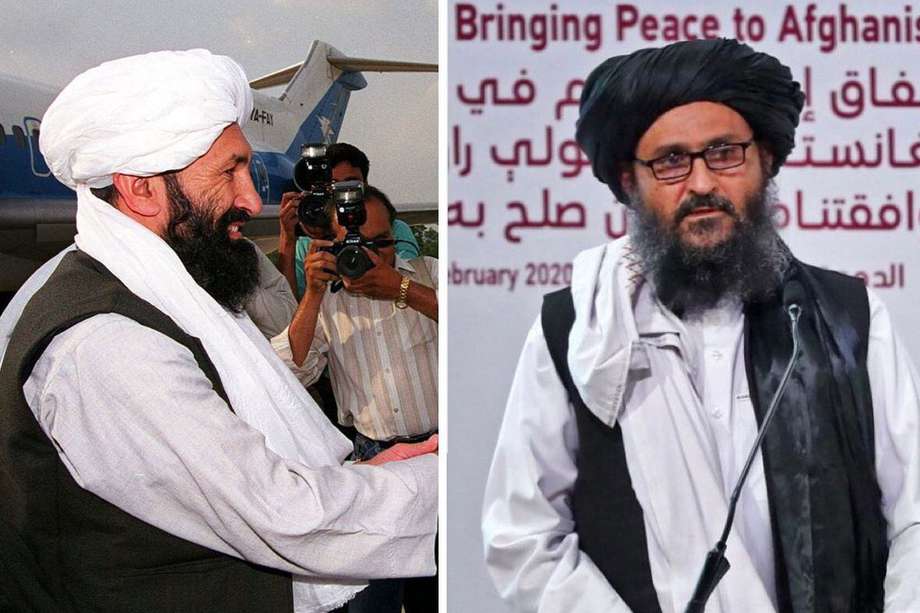 Mohammad Hasan Akhund y Abdul Ghani Baradar son los líderes centrales del gobierno interino de los talibanes. 