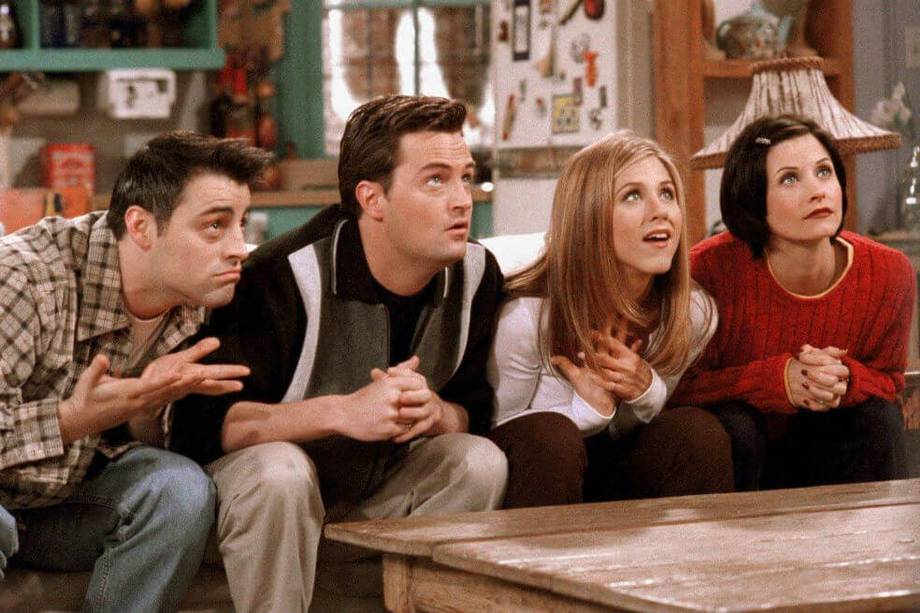"Friends" fue emitida de 1994 a 2004. Allí Matthew interpretaba a Chandler, el enamorado de Mónica.