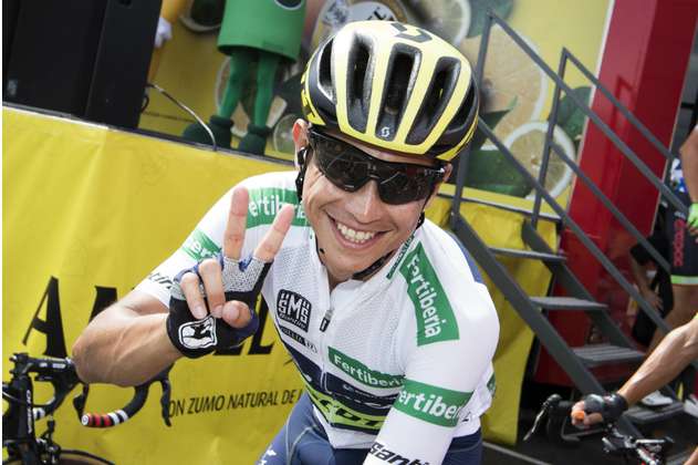 Tras la décima etapa, Esteban Chaves se mantiene segundo en la Vuelta a España