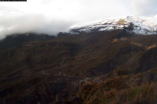 Esto dice el último reporte sobre el estado del volcán Nevado del Ruiz