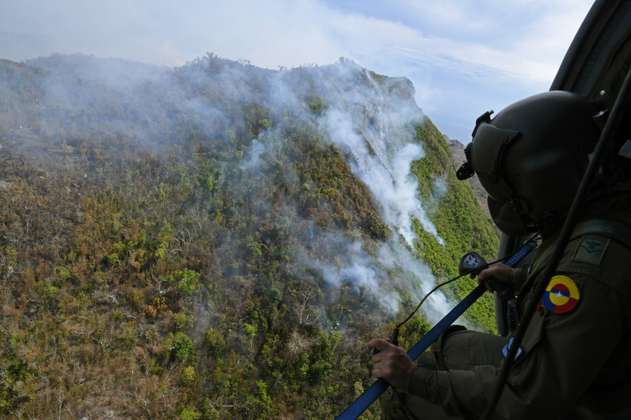 Se reactivó incendio forestal en isla de Providencia