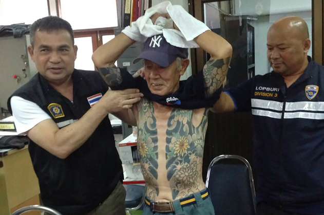 Prófugo es detenido en Tailandia gracias a sus tatuajes que se volvieron virales 