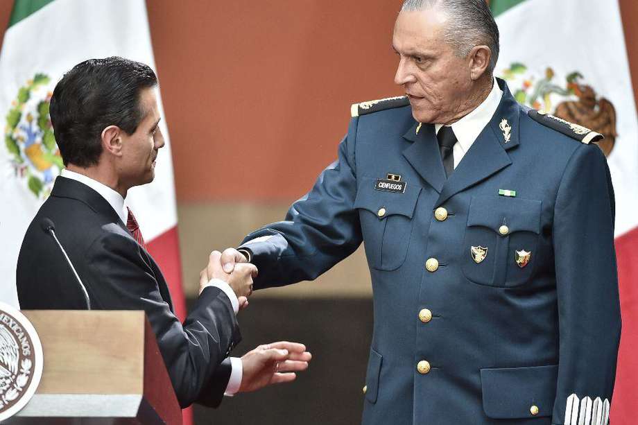 Salvador Cienfuegos fue secretario de Defensa durante el gobierno de Enrique Peña Nieto.